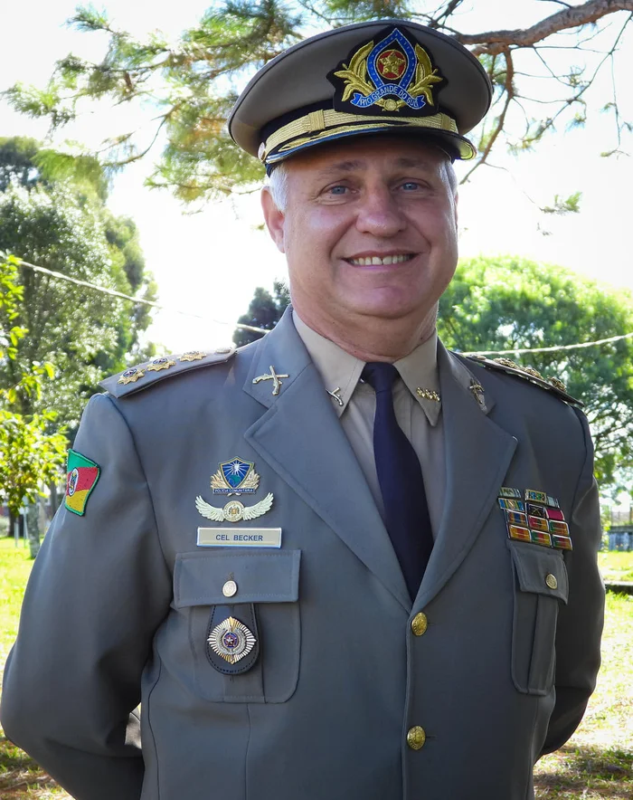 Coronel Luiz Fernando Becker, que antes comandava o 10ºBPM de Vacaria, agora comanda o CRPO NE.