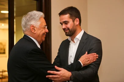 Governador Eduardo Leite e Fernando Henrique Cardoso