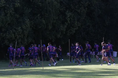 CAXIAS DO SUL, RS, BRASIL, 04/03/2026. Reapresentação Caxias e apresentação novo executivo no Estádio Centenário. (Ariéli Ziegler/Agência RBS)Indexador: Arieli Ziegler<!-- NICAID(16238234) -->