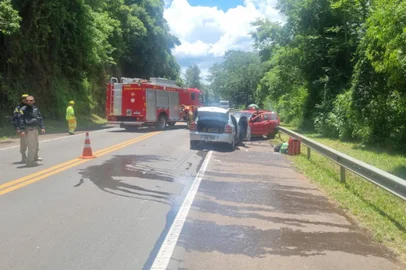 Mulher morre em acidente na BR-116, em Marques de Souza<!-- NICAID(15941839) -->