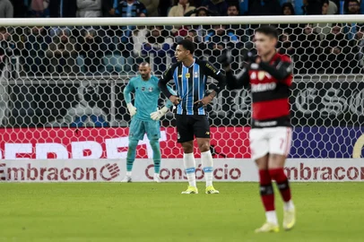 PORTO ALEGRE, RS, BRASIL, 10-05-2026: Grêmio vs Flamengo pelo campeonato Brasileiro Série A 2026, na Arena. Fotos: Duda Fortes/Agencia RBS<!-- NICAID(16282388) -->