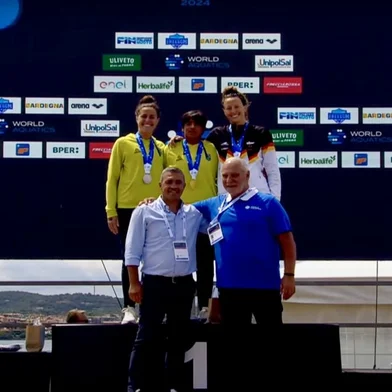 Viviane Jungblut, Ana Marcela, maratona aquática