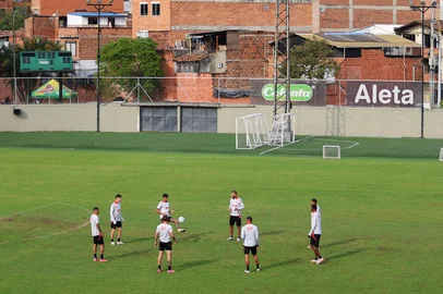 Jogadores do Inter durante treinamento<!-- NICAID(16036238) -->