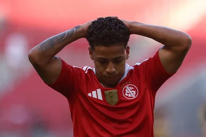 PORTO ALEGRE, RS, BRASIL, 08-02-2026: Internacional x São Luiz, jogo válido pelas quartas de final do Gauchão 2026, no Estádio Beira-Rio. Foto: Bruno Todeschini/Agência RBSIndexador: Bruno Todeschini<!-- NICAID(16221253) -->