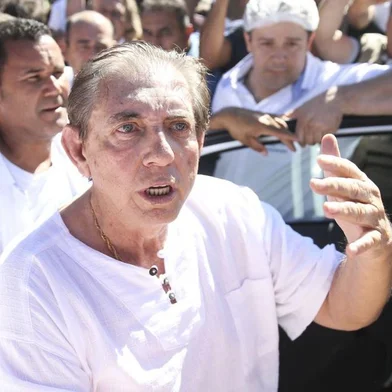 João de Deus chega à Casa Dom Inácio Loyola, em Abadiânia 12/12/2018<!-- NICAID(13872128) -->