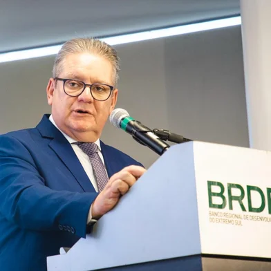 Ranolfo Vieira Júnior, presidente do BRDE. Foto: Carolina Greiwe/Divulgação<!-- NICAID(16157887) -->