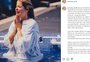 Karina Bacchi se emociona ao ser batizada em igreja evangélica: "Decisão de viver em comunhão com Deus"