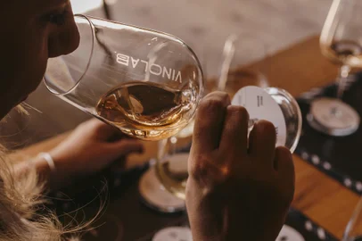 Duelo de vinhos, experiência do  Vinolab, enoteca de Gramado<!-- NICAID(15946527) -->