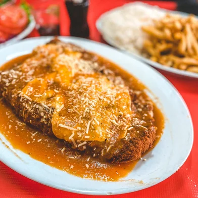 destemperados, restaurante dá domingos, filé à parmegiana, filé, almoço<!-- NICAID(15163963) -->