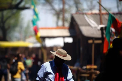 Movimento de final de semana no Acampamento Farroupilha