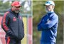 Técnicos a perigo: Roger e Mano chegam ao Gre-Nal sob risco de queda; relembre caso recente