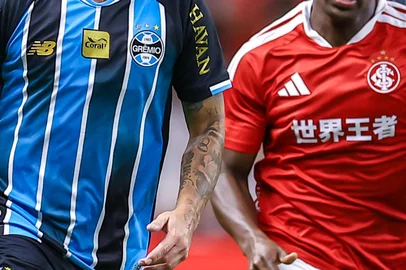 Lucas Uebel / Grêmio FBPA Grenal 452PORTO ALEGRE, RS, BRASIL, 11-04-2026: Clássico GreNal nº452 no estádio Beira-Rio. Inter e Grêmio se enfrentam pelo Campeonato Brasileiro Série A 2026. Foto: Lucas Uebel/Grêmio FBPAEditoria: SPOLocal: Porto AlegreIndexador: Lucas UebelSecao: futebolFonte: Gremio.netFotógrafo: Grenal 452<!-- NICAID(16264130) -->