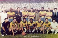 foto da seleção brasileira no mineirão em 1965