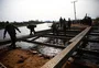 Após um mês isolada pela enchente, colônia de pescadores ganha ponte provisória