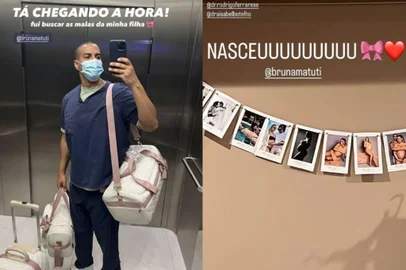 Thiago Oliveira anuncia nascimento da sua primeira filha com Bruna Matuti<!-- NICAID(15434871) -->