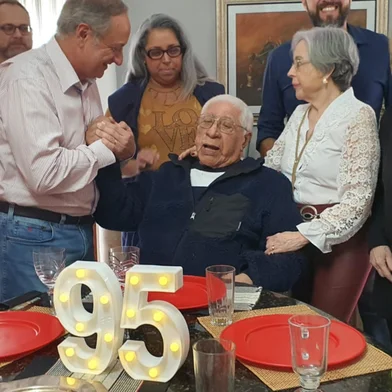 Alceu Collares, aniversário 95 anos.<!-- NICAID(15199701) -->