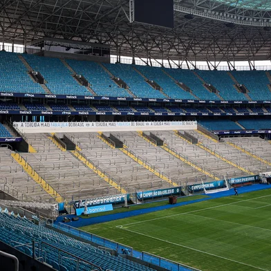 PORTO ALEGRE, RS, Brasil: Arena do Grêmio está 100% liberada para receber os torcedores. Fotos: Duda Fortes/Agencia RBS<!-- NICAID(15893630) -->