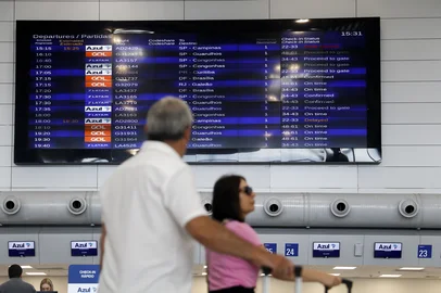 PORTO ALEGRE, RS ,BRASIL, 27.02.2025: Retomada do Aeroporto Internacional Salgado Filho na capital. Foto: Camila Hermes/Agencia RBS<!-- NICAID(15985490) -->
