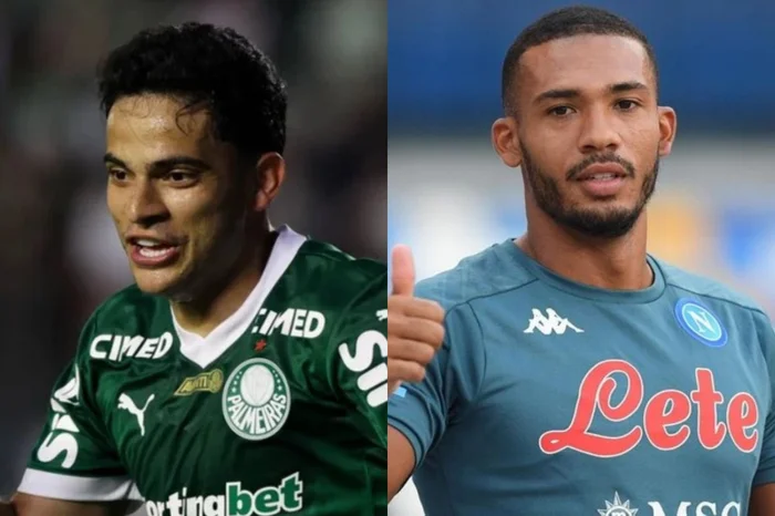 Cesar Greco/Palmeiras e Napoli/Divulgação / Reprodução