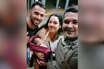 "Foi um milagre": soldado salva bebê recém-nascido engasgado em Passo Fundo<!-- NICAID(16040087) -->