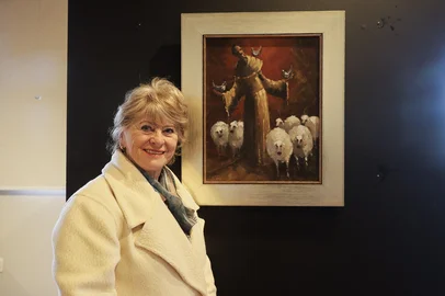 CAXIAS DO SUL, RS, BRASIL. 28.05.2025. O Museu dos Capuchinhos, em Caxias do sul, recebe a exposição"Francisco: 800 anos do Cântico das Criaturas", em parceria com o Atelier Isabel Sebben, que guarda um grande e precioso acervo de obras sacras, principalmente de São Francisco de Assis. A curadoria é do frei Celso Bordignon.Indexador: Bruno Todeschini<!-- NICAID(16047287) -->