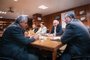 Brasília, DF, Brasil 30/11/2023: O prefeito, Sebastião Melo, participou, na tarde desta quinta-feira(30), de reunião com ministro da Previdência Social, Carlos Lupi. Foto: Mateus Raugust/PMPA<!-- NICAID(15614513) -->