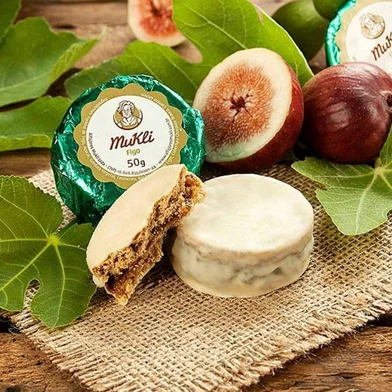 Alfajor da Mukli de Nova Petrópolis.<!-- NICAID(14728458) -->