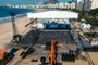 Palco para show da Madonna começou a ser montado na praia de Copacabana, no Rio de Janeiro, e terá 812 m².Indexador: Caiano Midam <!-- NICAID(15742823) -->