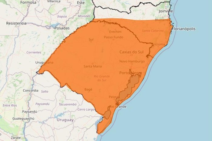 Inmet / Reprodução