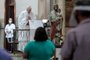 PORTO ALEGRE, RS, BRASIL - 01/04/2021 - Primeiro dia da celebração do tríduo pascal na paróquia Nossa Senhora de Lurdes. (Foto: Marco Favero/Agencia RBS)<!-- NICAID(14748725) -->