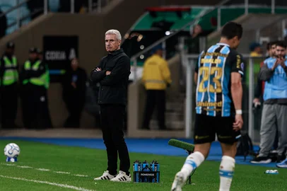 PORTO ALEGRE, RS, BRASIL, 30.07.2026: Grêmio enfrenta o Bolívar, na Arena, em jogo decisivo da Sul-Americana. Fotos: Duda Fortes/Grupo RBS<!-- NICAID(16337681) -->