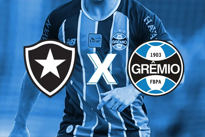Imagem ilustrativa sobre Grêmio enfrenta o Botafogo hoje às 21h: onde assistir ao vivo e escalação completa