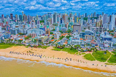 Turismo em João Pessoa. Vista aérea<!-- NICAID(16008601) -->