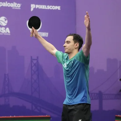 Hguo Calderano, tênis de mesa