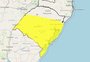 Inmet emite alerta de tempestade com risco de granizo no RS nesta quarta-feira