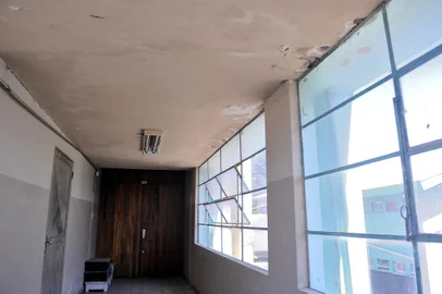 CAXIAS DO SUL, RS, BRASIL, 10/11/2022. Os problemas estruturais que a Escola Cristovão Mendonza está enfrentando. (Neimar De Cesero/Agência RBS)<!-- NICAID(15263020) -->