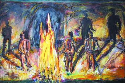 A Galeria Municipal de Arte Gerd Bornheim, de Caxias do Sul, na Serra, recebe a partir de hoje (26/09/2008) uma exposição de pinturas em homenagem ao filósofo caxiense que deu nome ao espaço cultural. A obra O Mito da Caverna, de Enio Squeff, foi encomendada a Squeff por Bornheim e hoje faz parte do acervo da família do filósofo.#PÁGINA:23 Fonte: Reprodução<!-- NICAID(436552) -->