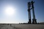 First integrated flight test of SpaceX's Starship with Super Heavy booster, the biggest rocket ever built (date to be confirmed)People take photographs with the SpaceX Starship as it stands on the launchpad ahead of the SpaceX Starship flight test from Starbase in Boca Chica, Texas on April 16, 2023. - SpaceX is counting down to the first test flight on Monday April 17 of Starship, the most powerful rocket ever built, designed to send astronauts to the Moon and Mars and beyond.The giant rocket is scheduled to blast off from Starbase, the SpaceX spaceport in Boca Chica, Texas, at 8:00 am Central Time (1300 GMT). (Photo by Patrick T. Fallon / AFP)Editoria: SCILocal: Boca Chica and Medford ColoniaIndexador: PATRICK T. FALLONSecao: space programmeFonte: AFPFotógrafo: STF<!-- NICAID(15404405) -->