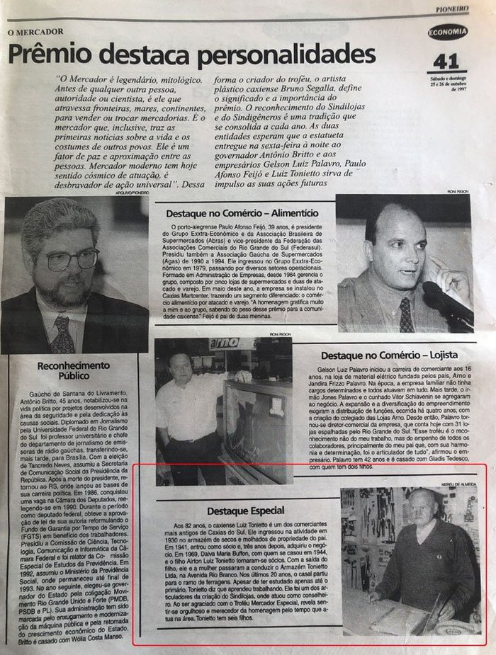 Jornal Pioneiro / Reprodução