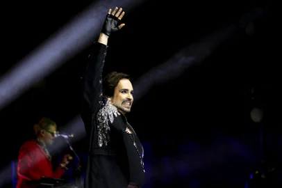 PORTO ALEGRE, RS, BRASIL, 21.10.2023: Johnny Hooker no Meca Festival em parceria com o Instituto Caldeira. Foto: Camila Hermes/Agencia RBS<!-- NICAID(15578372) -->
