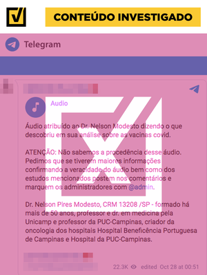 Reprodução / Projeto Comprova Reprodução / Projeto Comprova