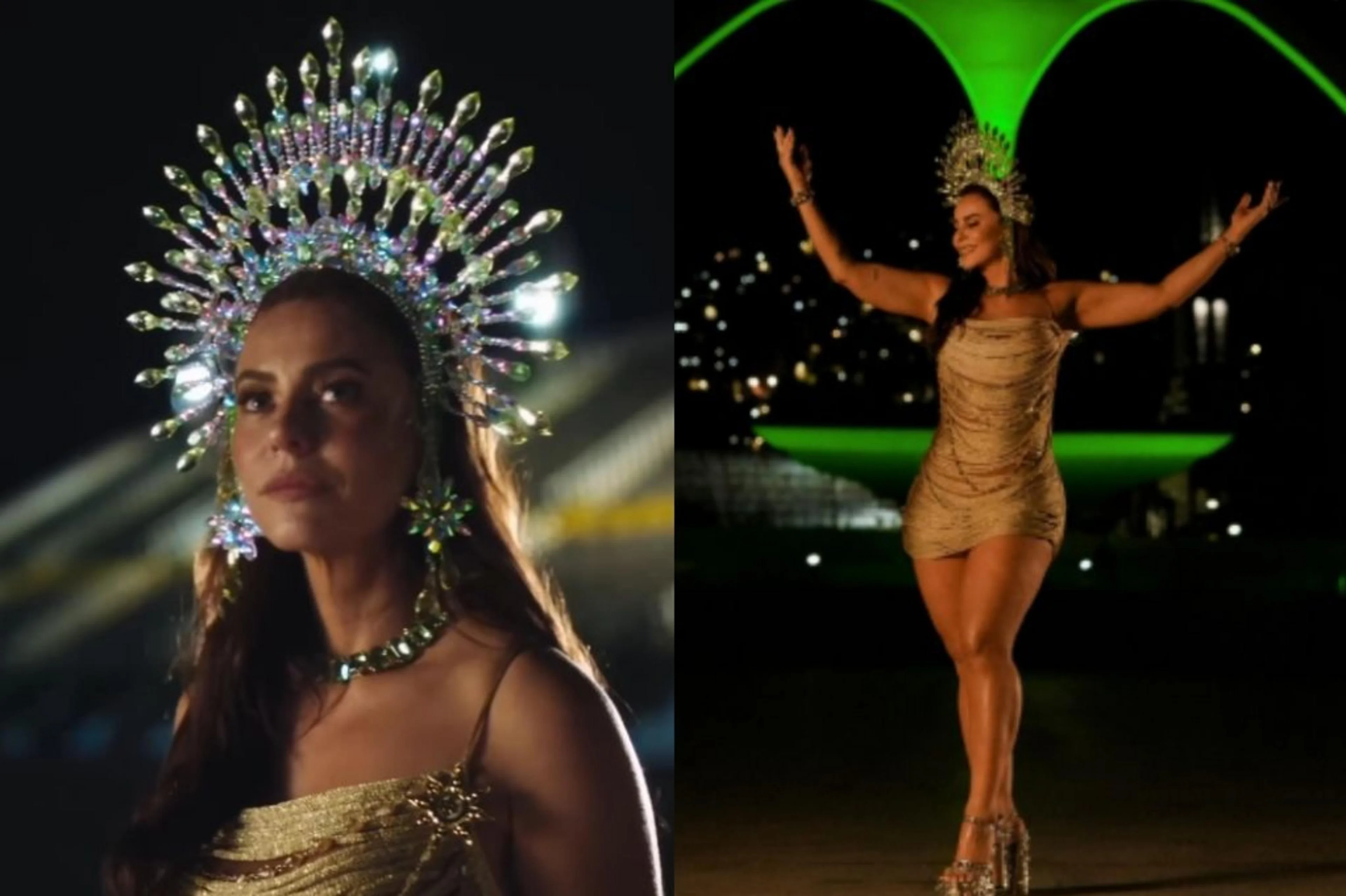 Reprodução/@paollaoliveirareal / @imperatrizleopoldinenseoficial / Instagram