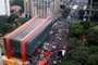 Manisfestantes protestam na avenida Paulista contra o governo de Jair Bolsonaro<!-- NICAID(14813707) -->