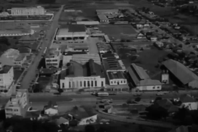 Fábrica da Wallig, em 1965, na Avenida Assis Brasil