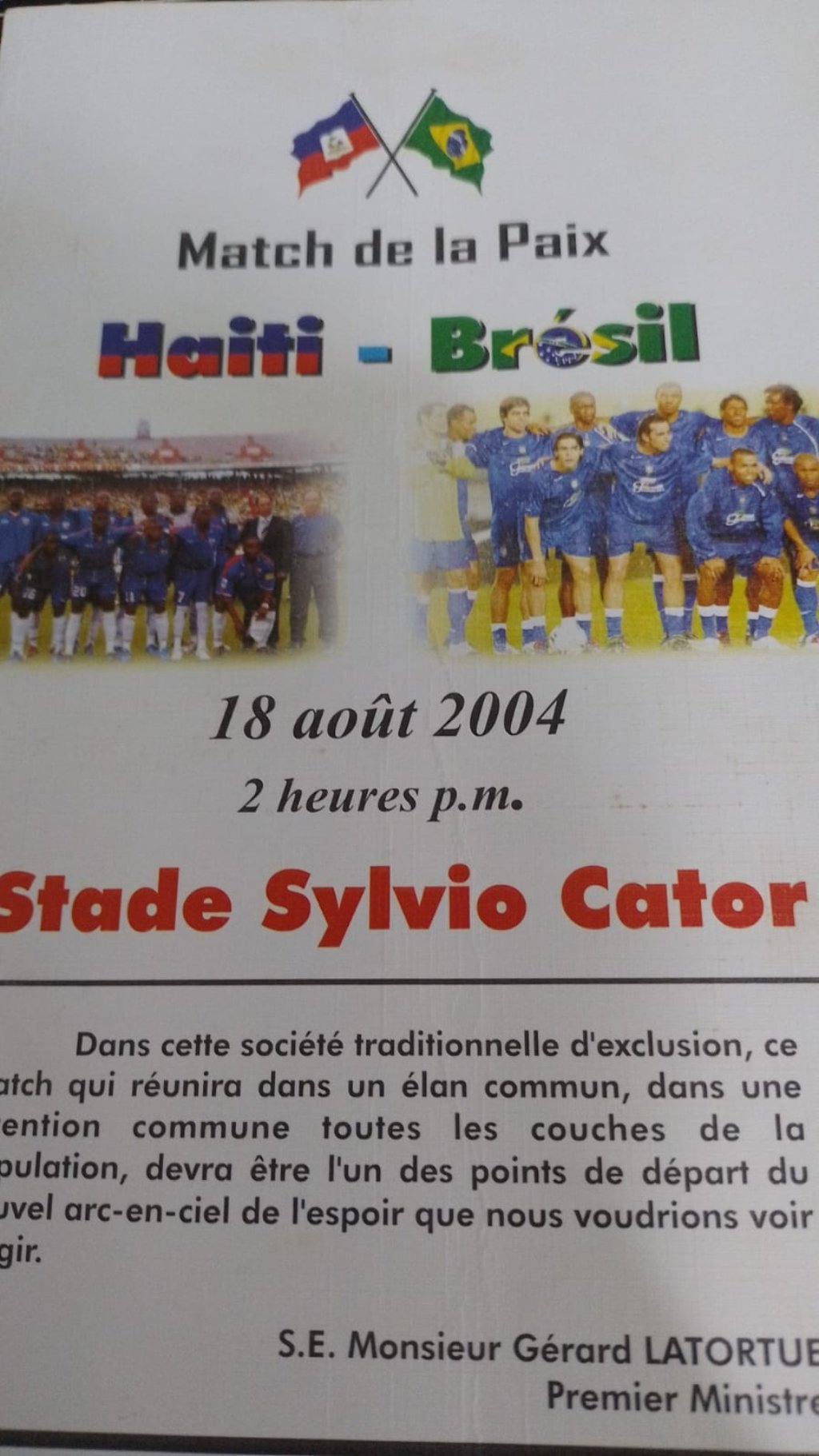 Brasil x Haiti: o jogo da paz que não mudou a história
