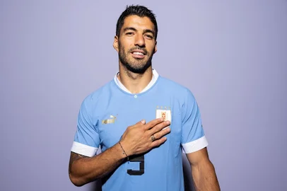 Luis Suárez, centroavante da seleção uruguaia