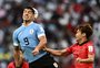Na abertura do Grupo H da Copa do Mundo, Uruguai e Coreia do Sul ficam no empate