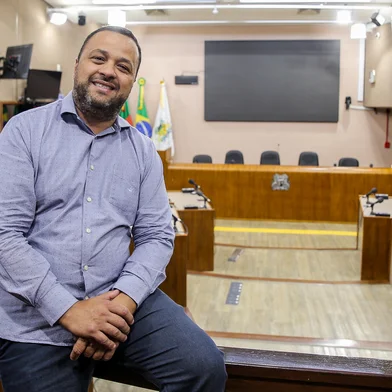 Entrevista com o presidente da Câmara de Caxias Do Sul de 2025. Na foto, Lucas Caregnato (Neimar De Cesero/Agência RBS)Indexador: Neimar De Cesero<!-- NICAID(15947002) -->