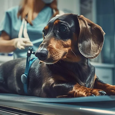 Cachorro salsicha, dachshund - Foto: john/stock.adobe.comFonte: 768082737<!-- NICAID(15740211) -->