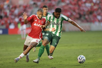 Porto Alegre, RS, Brasil, 26-04-2025: jogo entre Internacional e Juventude pelo Campeonato Brasileiro. Foto: Mateus Bruxel /  Agência RBS<!-- NICAID(16025125) -->